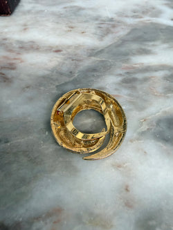 Vintage Enamel & Diamante Scarf Clip Moonee Ponds Antiques