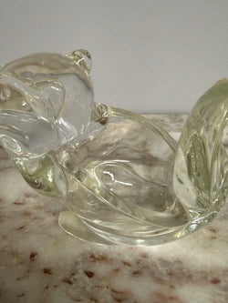 Charming Vintage Art Glass Squirrel Moonee Ponds Antiques