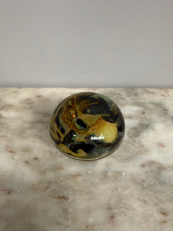 Vintage Signed Norwegian Glass Paperweight Moonee Ponds Antiques