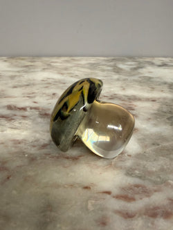 Vintage Signed Norwegian Glass Paperweight Moonee Ponds Antiques