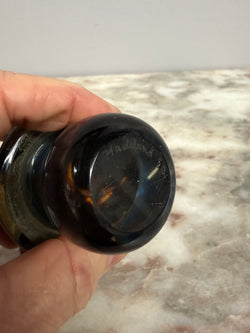 Vintage Signed Norwegian Glass Paperweight Moonee Ponds Antiques