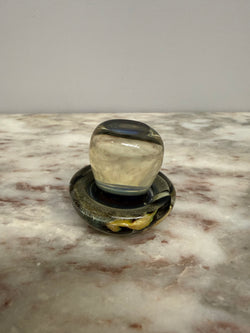 Vintage Signed Norwegian Glass Paperweight Moonee Ponds Antiques