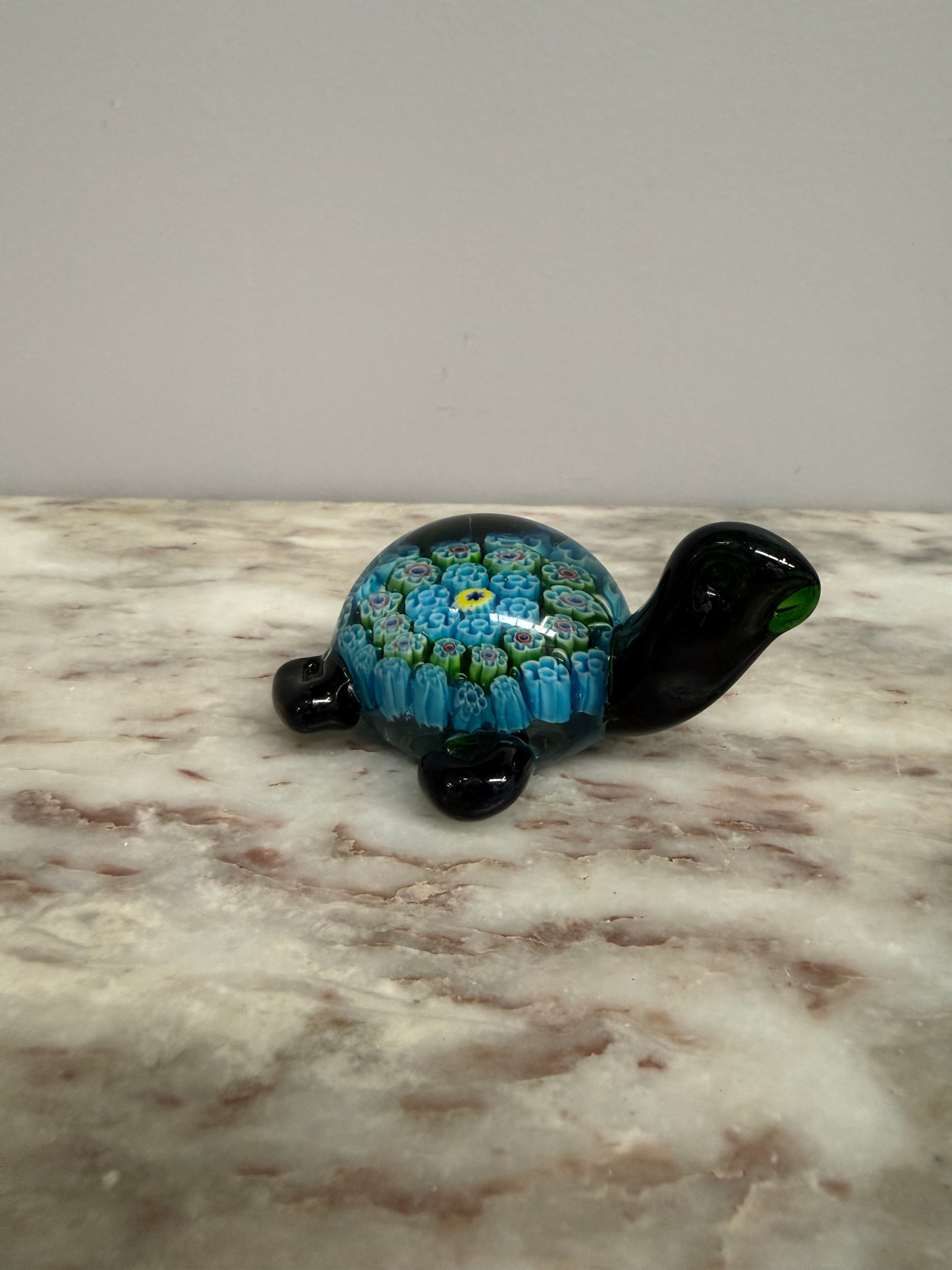 Vintage Tortoise Millefiori Glass Paperweight | Antique & Vintage | Moonee Ponds Antiques | Australia Wide Delivery
