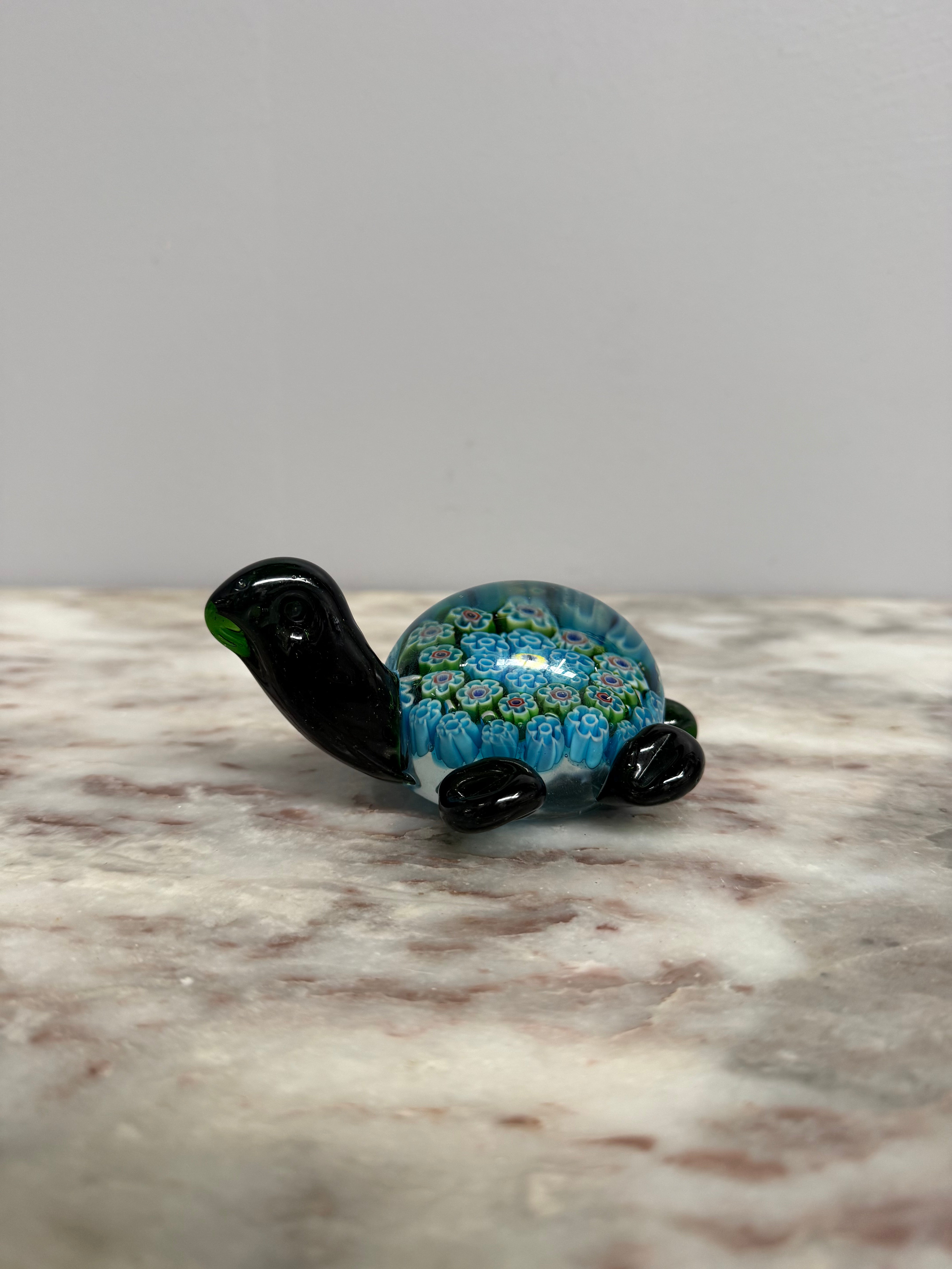 Vintage Tortoise Millefiori Glass Paperweight | Antique & Vintage | Moonee Ponds Antiques | Australia Wide Delivery