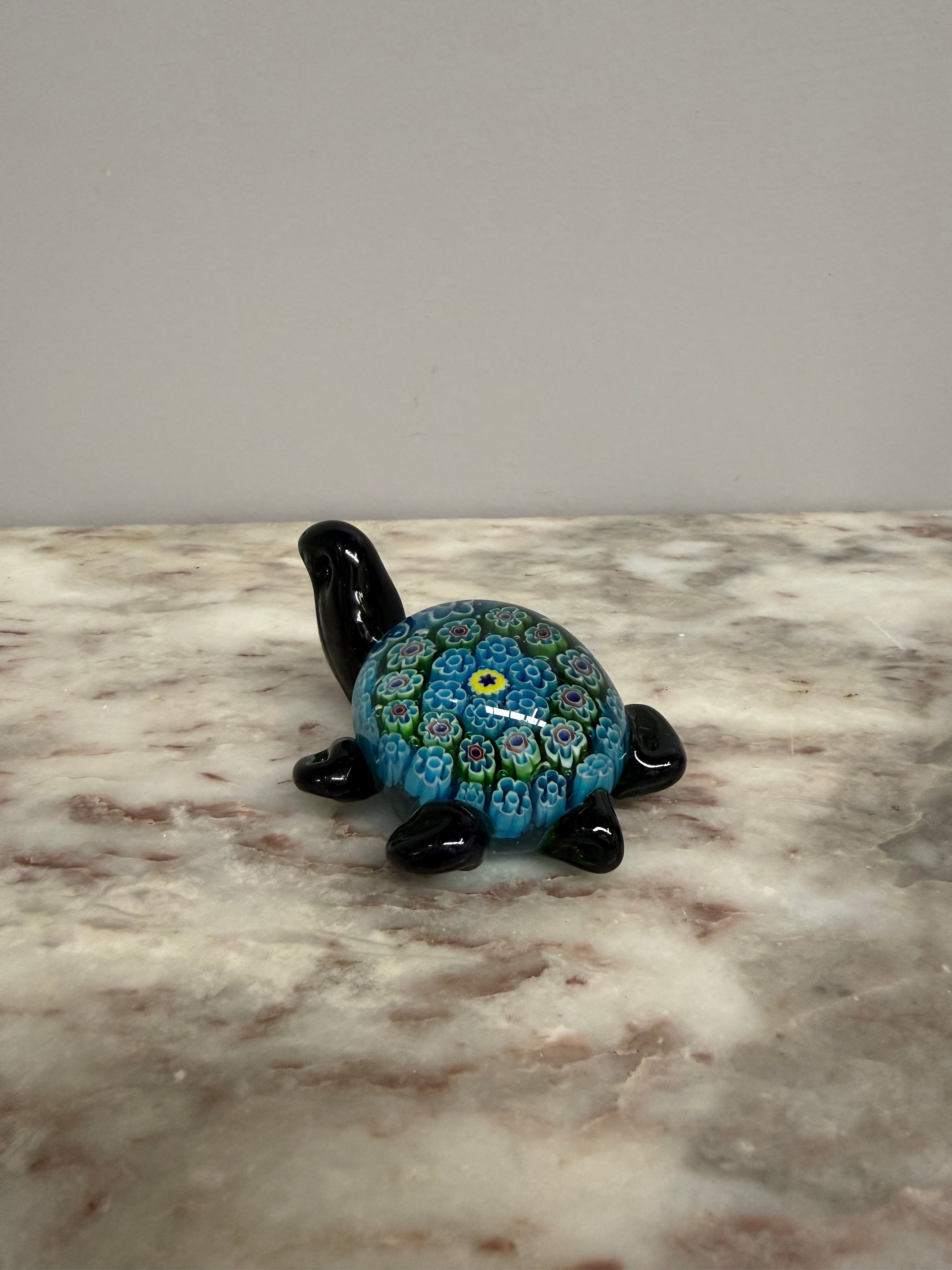 Vintage Tortoise Millefiori Glass Paperweight | Antique & Vintage | Moonee Ponds Antiques | Australia Wide Delivery