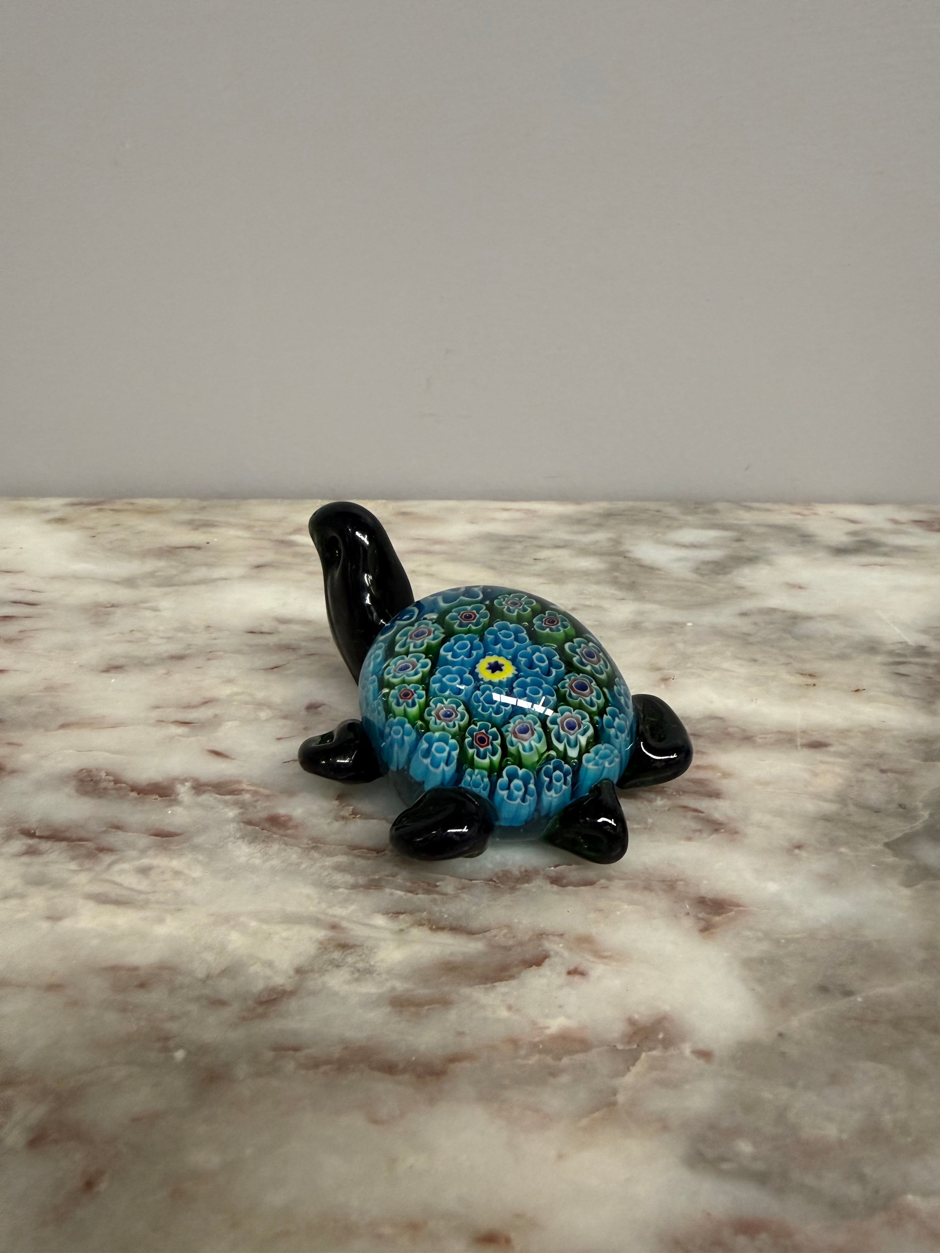 Vintage Tortoise Millefiori Glass Paperweight | Antique & Vintage | Moonee Ponds Antiques | Australia Wide Delivery