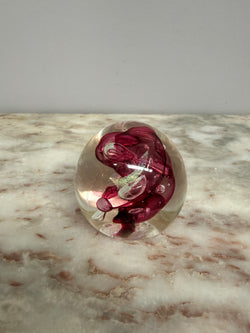 Vintage Signed Caithness Glass Paperweight Moonee Ponds Antiques