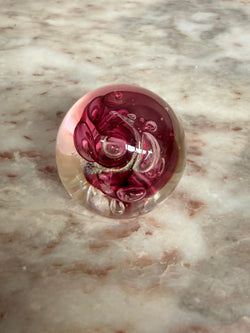 Vintage Signed Caithness Glass Paperweight Moonee Ponds Antiques