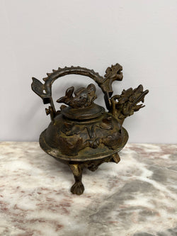 Bronze Chinese Dragon Teapot Moonee Ponds Antiques