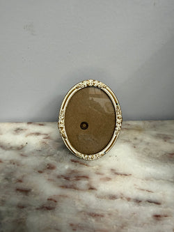 Vintage Small Oval Danish Design Picture Frame Moonee Ponds Antiques