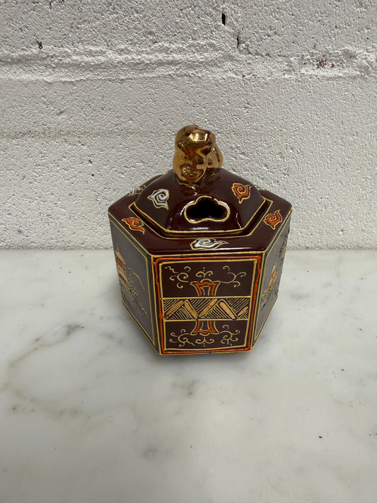 Vintage Satsuma Incense Burner