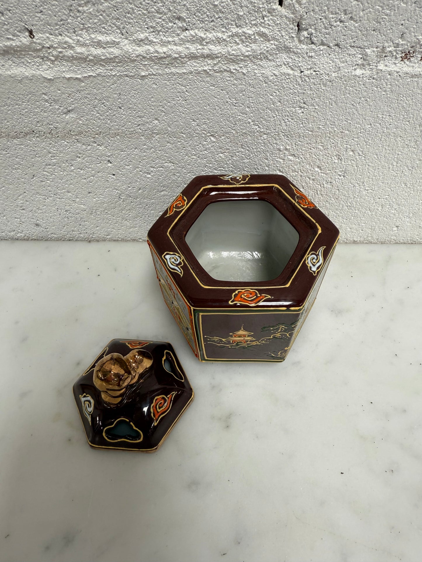 Vintage Satsuma Incense Burner