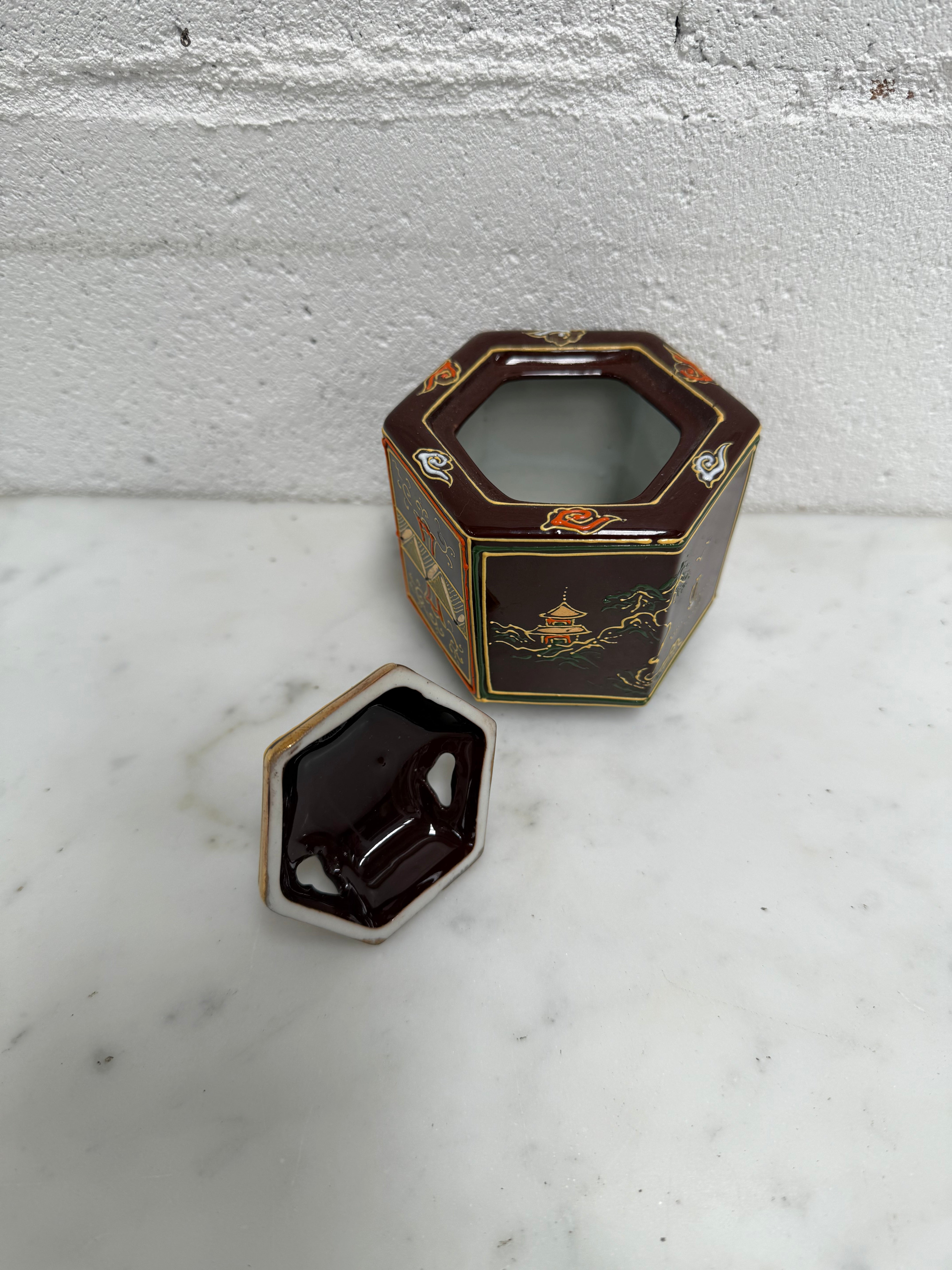 Vintage Satsuma Incense Burner | Antique & Vintage | Moonee Ponds Antiques | Australia Wide Delivery