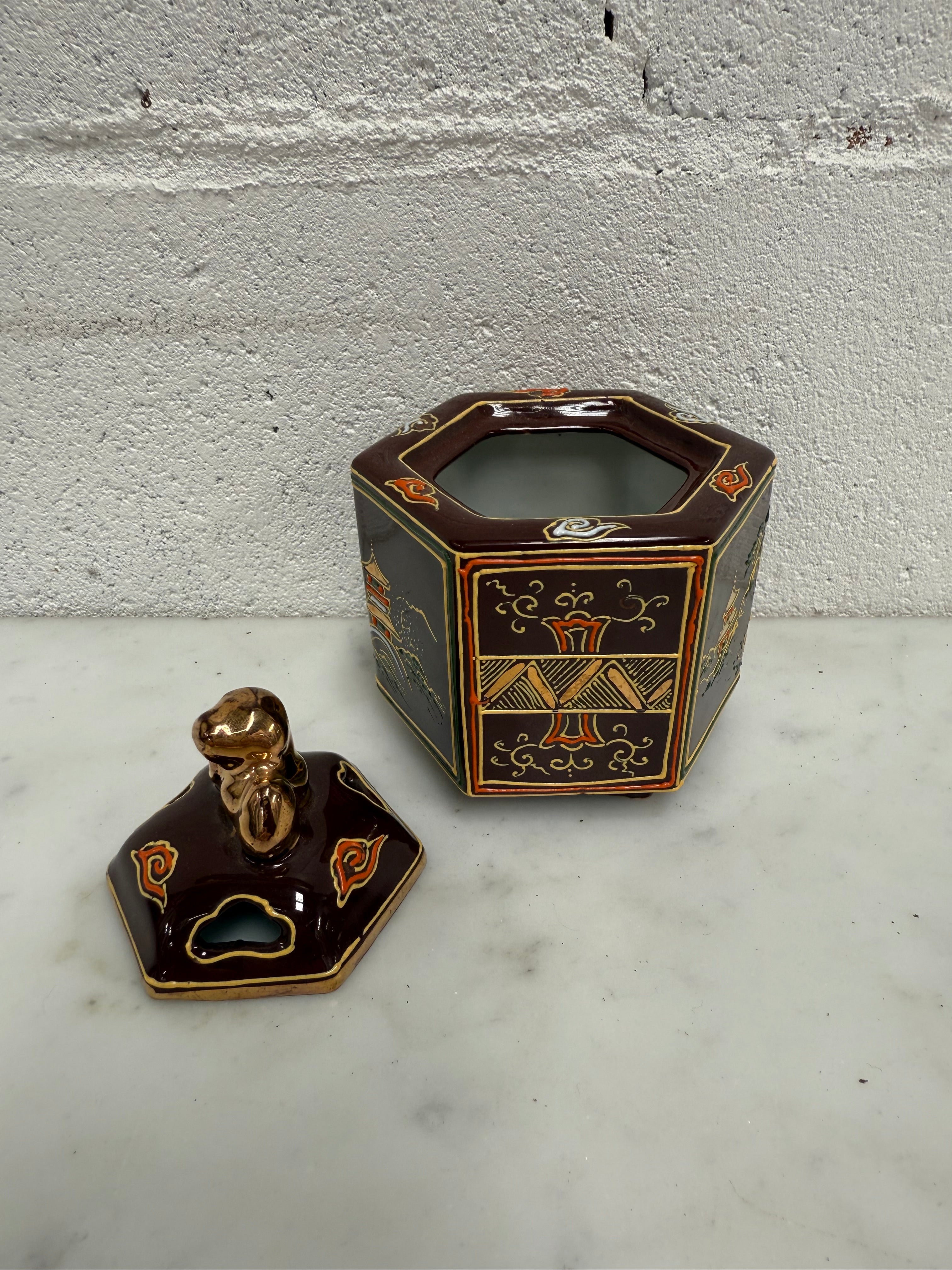 Vintage Satsuma Incense Burner