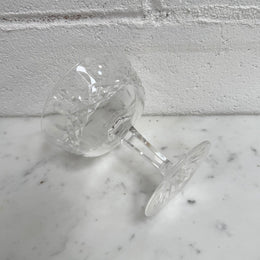 Set of 4 Vintage Waterford Crystal Champagne Glasses With Lismore Pattern