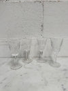 Set of 4 Vintage Lismore Pattern Waterford Crystal Sherry Glasses | Antique & Vintage | Moonee Ponds Antiques | Australia Wide Delivery