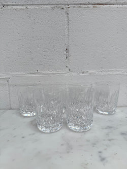 Vintage Set of Six Waterford Crystal Tumblers Lismore Pattern | Antique & Vintage | Moonee Ponds Antiques | Australia Wide Delivery