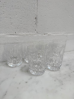 Vintage Set of Six Waterford Crystal Tumblers Lismore Pattern | Antique & Vintage | Moonee Ponds Antiques | Australia Wide Delivery