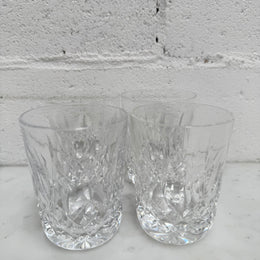 Vintage Set of Four Waterford Crystal Tumblers Lismore Pattern