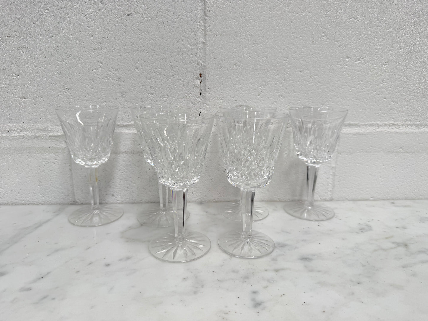 Set of 6 Vintage Waterford Crystal Sherry/Port Glasses