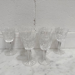 Set of 6 Vintage Waterford Crystal Sherry/Port Glasses