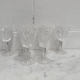 Set of 6 Vintage Waterford Crystal Sherry/Port Glasses