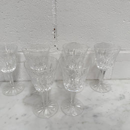 Set of 6 Vintage Waterford Crystal Sherry/Port Glasses