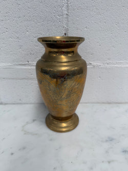 Vintage Bronze Incised Vase | Antique & Vintage | Moonee Ponds Antiques | Australia Wide Delivery