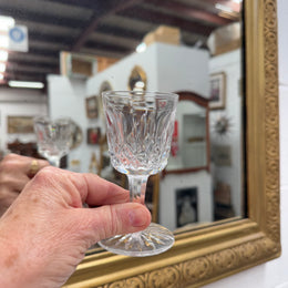 Set of 4 Vintage Waterford Crystal Sherry/Port Glasses Lismore Pattern