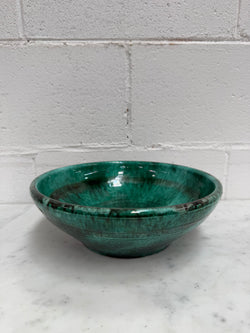 Majolica Green Glazed Bowl | Antique & Vintage | Moonee Ponds Antiques | Australia Wide Delivery