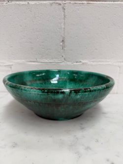 Majolica Green Glazed Bowl | Antique & Vintage | Moonee Ponds Antiques | Australia Wide Delivery