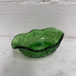 Vintage Garden Glass Bowl