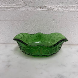 Vintage Garden Glass Bowl