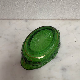 Vintage Garden Glass Bowl