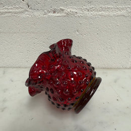Vintage Fenton Ware Ruby Red Vase
