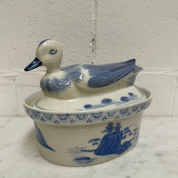 Vintage Chinese Duck Tureen