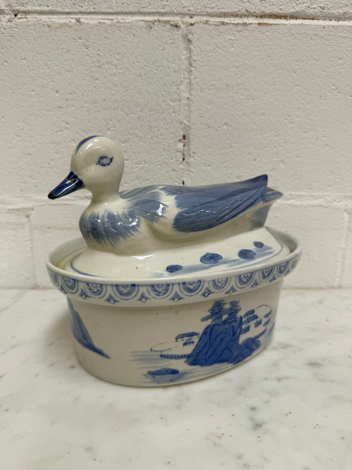 Vintage Chinese Duck Tureen