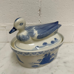 Vintage Chinese Duck Tureen