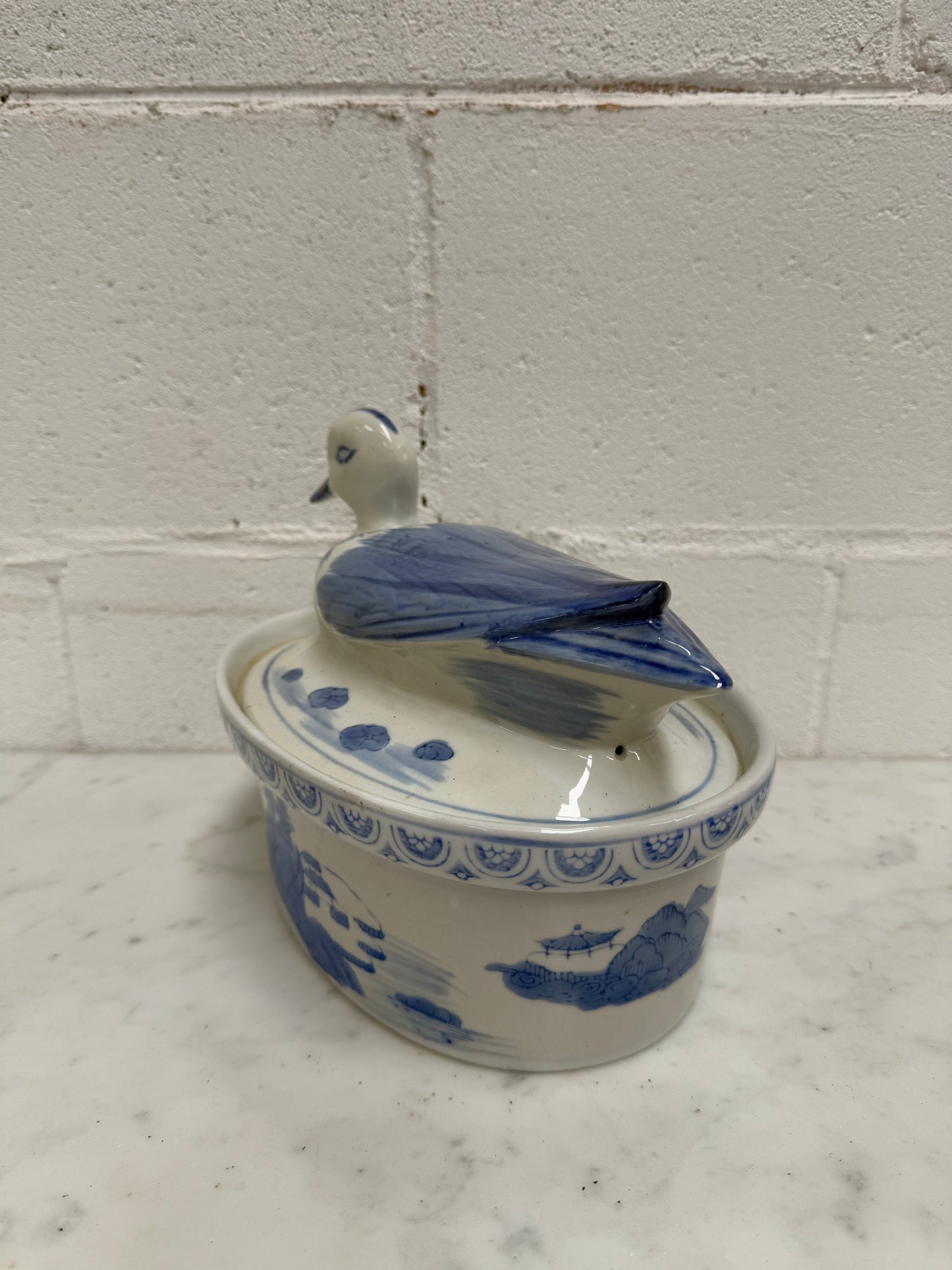 Vintage Chinese Duck Tureen