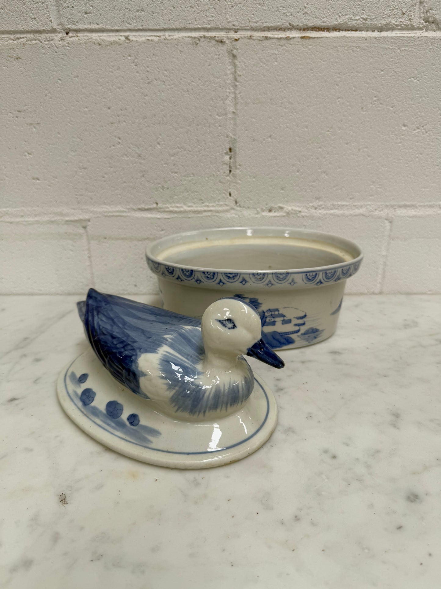 Vintage Chinese Duck Tureen