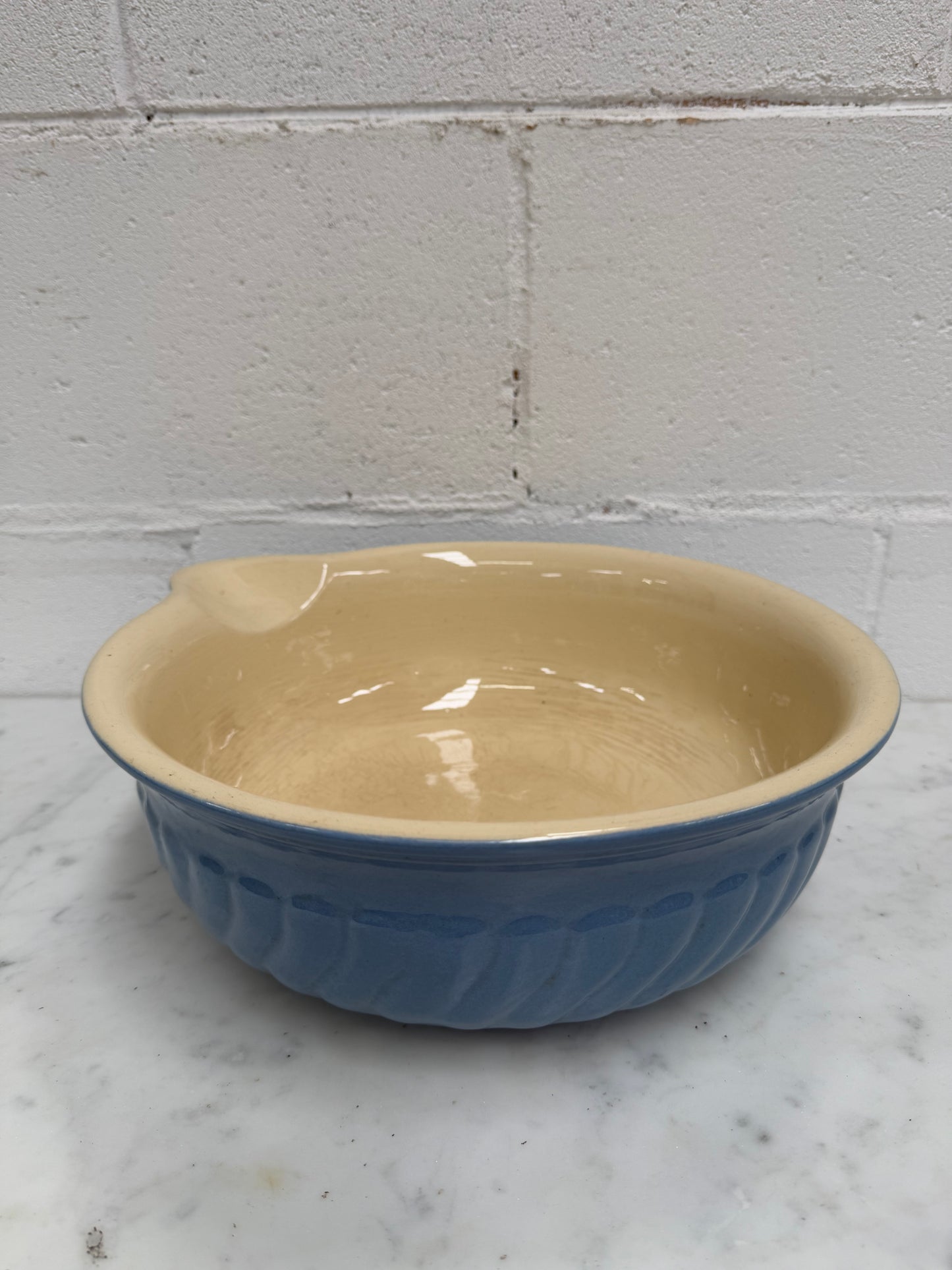 Vintage Hoffman Pottery Mixing Bowl