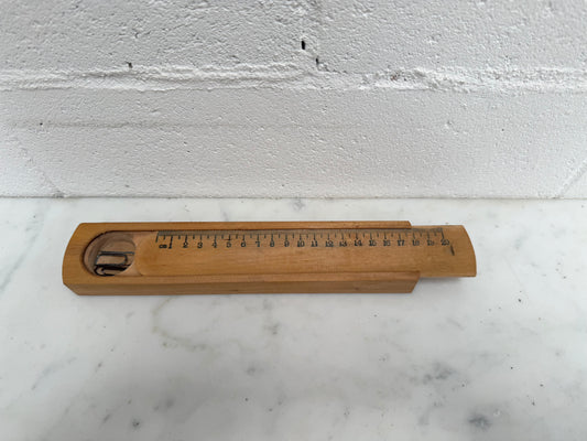 Vintage Wooden Pencil Case