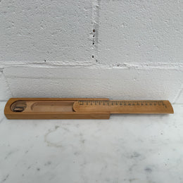 Vintage Wooden Pencil Case