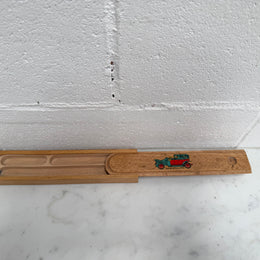 Vintage Silky Oak Wooden Pencil Case