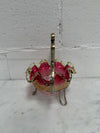 Late Victorian Ruby Glass Bowl and Holder | Antique & Vintage | Moonee Ponds Antiques | Australia Wide Delivery