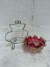 Late Victorian Ruby Glass Bowl and Holder | Antique & Vintage | Moonee Ponds Antiques | Australia Wide Delivery