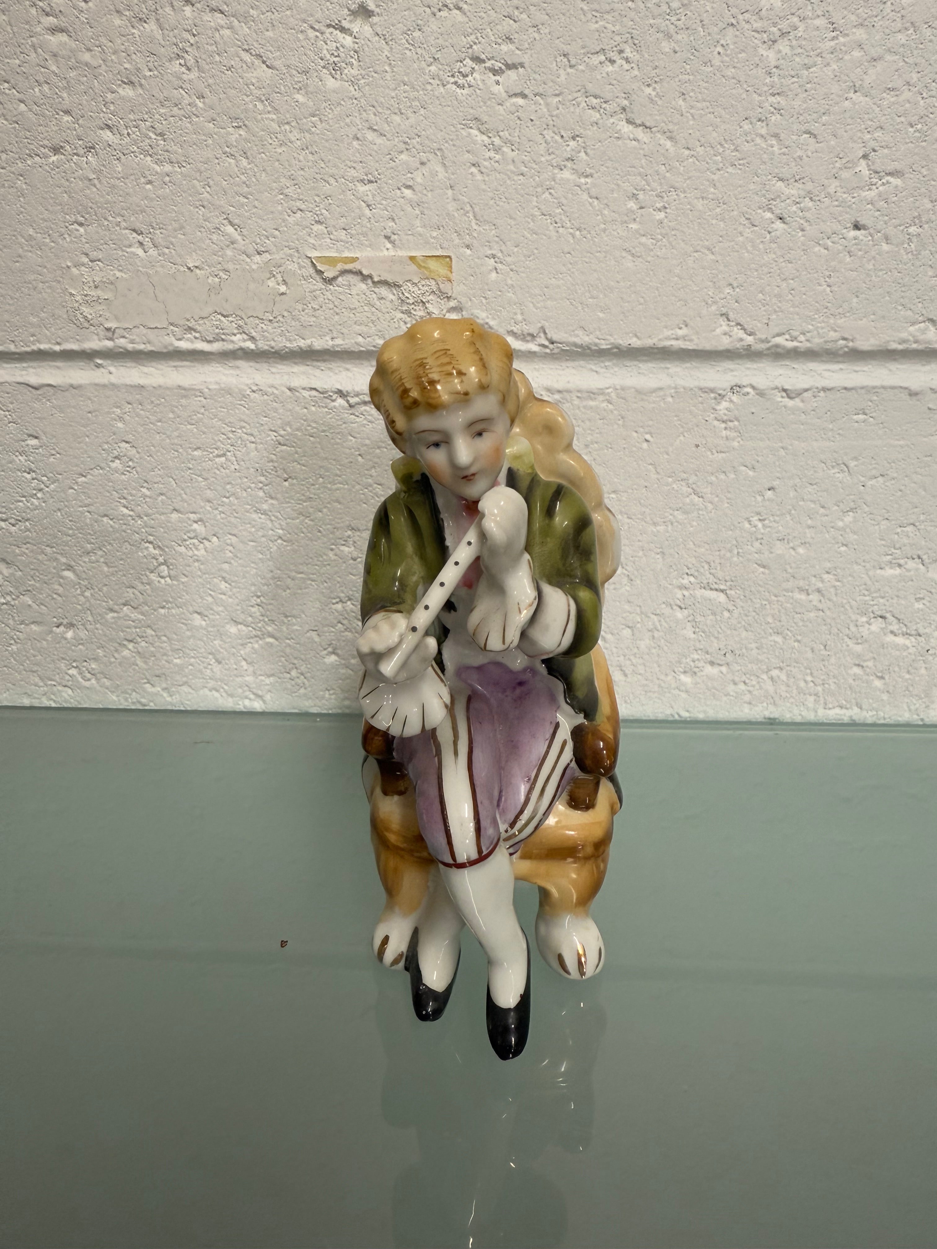 Vintage Musician Male Figurine | Antique & Vintage | Moonee Ponds Antiques | Australia Wide Delivery