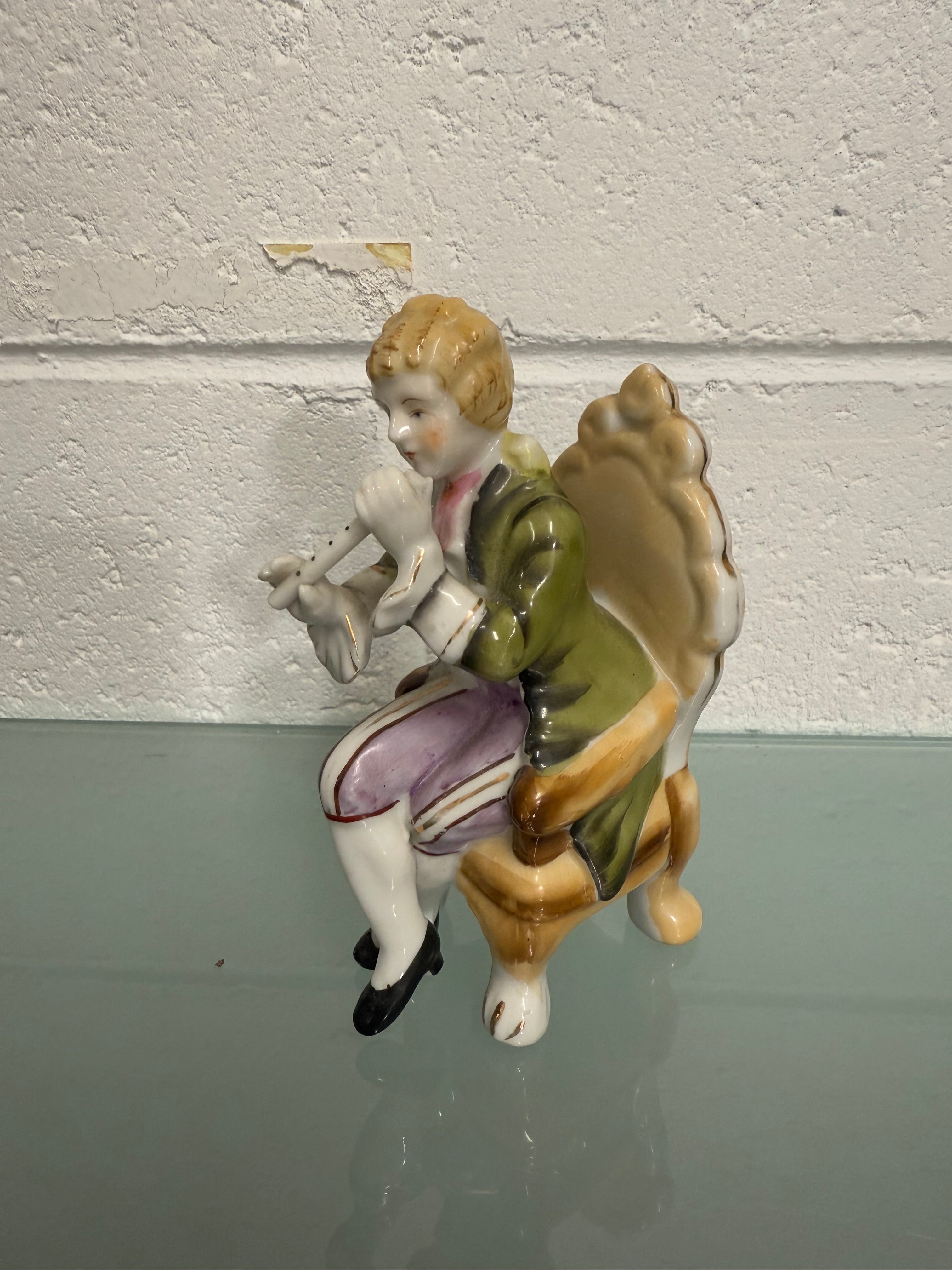 Vintage Musician Male Figurine | Antique & Vintage | Moonee Ponds Antiques | Australia Wide Delivery