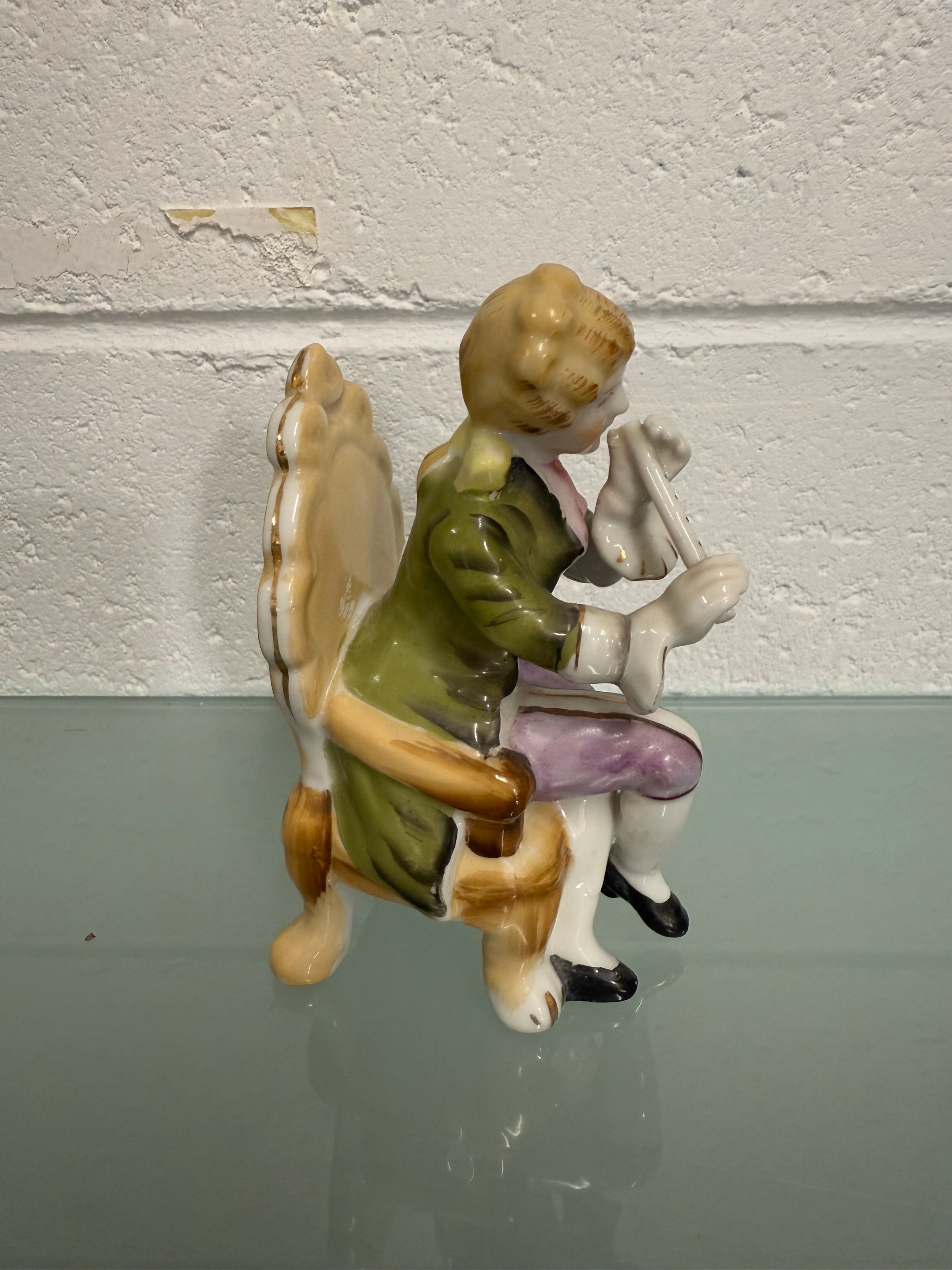 Vintage Musician Male Figurine | Antique & Vintage | Moonee Ponds Antiques | Australia Wide Delivery
