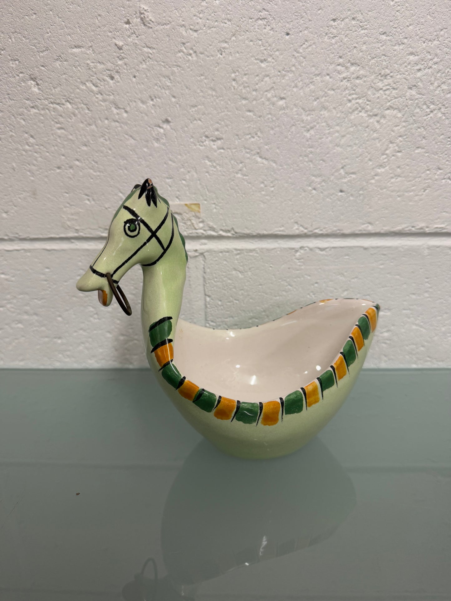 Vintage Bitossi Italian Horse Bowl AF